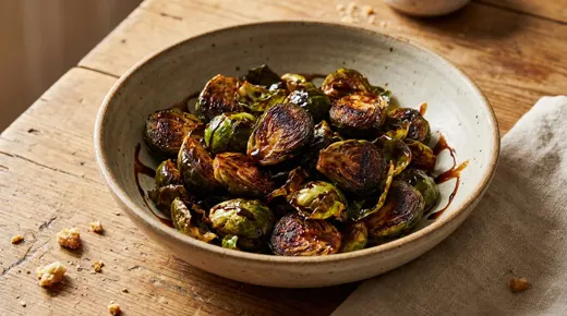 Roasted Brussels sprouts